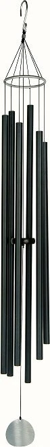 Art Bizniz Windgong Aureole Tunes Zwart 15 X 15 X 142 Cm