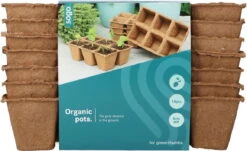 SOGO Biologische Kweekpot 6 X 6 X 6 Cm 14 Stuks