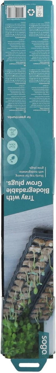 SOGO Kweektray Met Biologische Plugs 51 X 8 X 3,5 Cm