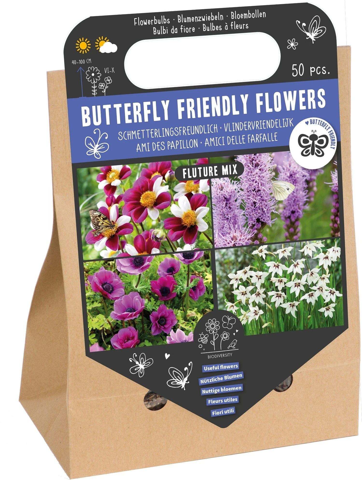 Florex Bloembollen Vlindervriendelijk Fluture Mix 50 Stuks 1 Florex Bloembollen Vlindervriendelijk Fluture Mix 50 Stuks
