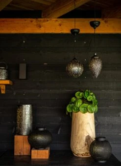 Lantaarn Feline Zwart D 19 H 18 Cm -Elho || ESSCHERT DESIGN || Nature Winkel 8713619423239 3