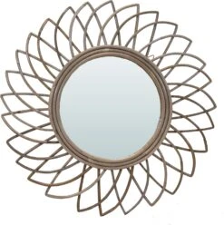 Mega Collections Tuinspiegel Gasing Bantul Naturel D 60 H 3 Cm