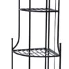 Mega Collections Plantenetagere Zwart 43 X 30 X 125 Cm