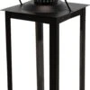 Mega Collections Lantaarn Watson Zwart 17 X 17 X 35 Cm