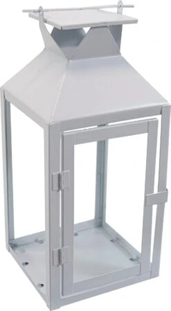 Mega Collections Lantaarn Watson Wit 16 X 16 X 39 Cm