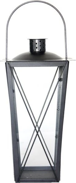 Esschert Design Lantaarn Konisch Antraciet 40 X 17 X 12 Cm