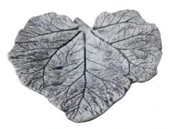 Tuinbeeld Blad Grijs 52 X 52 X 7 Cm