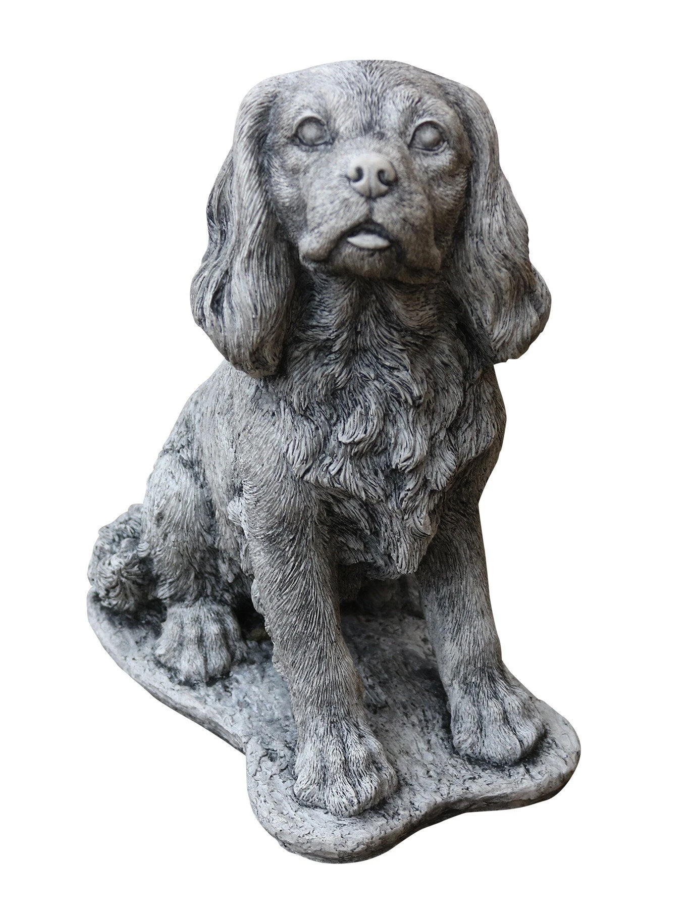 Tuinbeeld Hond Grijs 28 X 18 X 31 Cm 1 Tuinbeeld Hond Grijs 28 X 18 X 31 Cm