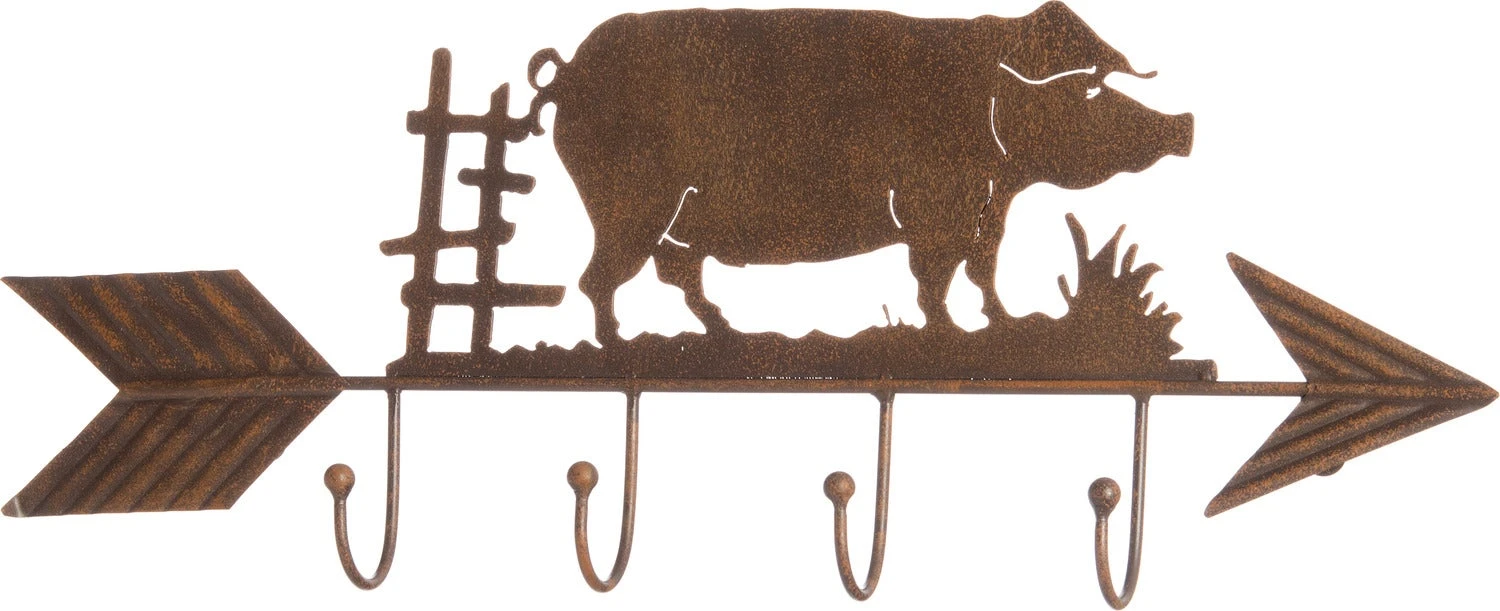 Intratuin Wandhaken Varken Roest 57 X 6 X 27 Cm 1 Intratuin Wandhaken Varken Roest 57 X 6 X 27 Cm