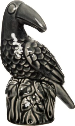 Intratuin Tuinbeeld Papegaai Zwart 12 X 9,5 X 18 Cm