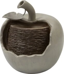 Intratuin Waterornament Fontein Appel Grijs 45,5 X 44,5 X 51 Cm