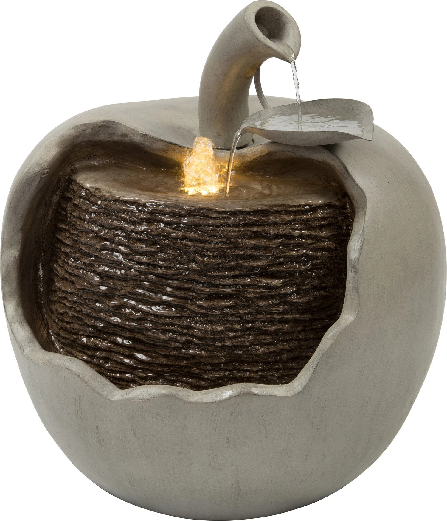 Intratuin Waterornament Fontein Appel Grijs 45,5 X 44,5 X 51 Cm 3 Intratuin Waterornament Fontein Appel Grijs 45,5 X 44,5 X 51 Cm - Afbeelding 3