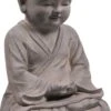 Stone Lite Tuinbeeld Boeddha Grijs 20 X 18 X 42 Cm