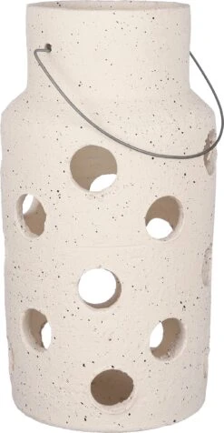 Mica Decorations Lantaarn Pietra Beige D 23 H 45 Cm