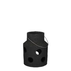 Mica Decorations Lantaarn Pietra Antraciet D 19 H 25 Cm