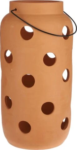 Mica Decorations Lantaarn Arena Terracotta D 25 H 50 Cm