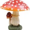 SID Tuinbeeld Paddenstoelen Corey Rood / Wit 5 X 10 X 15,5 Cm