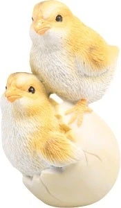 Farmwood Tuinbeeld Kuikentjes Geel 10,5 X 7,5 X 13,5 Cm