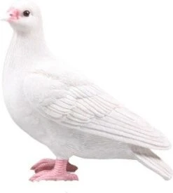 Farmwood Tuinbeeld Duif Wit 19 X 20 X 11 Cm