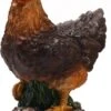 Farmwood Tuinbeeld Kip Wendy Bruin 5 X 5 X 12 Cm