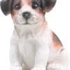 Farmwood Tuinbeeld Jack Russel Puppie Wit / Bruin / Zwart 12 X 15 X 17 Cm