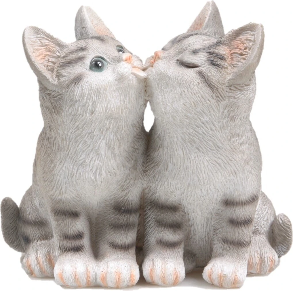 Farmwood Tuinbeeld Katten Grijs 18 X 12 X 17 Cm 1 Farmwood Tuinbeeld Katten Grijs 18 X 12 X 17 Cm