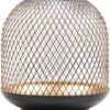 SID Windlicht Elvissa Zwart / Goud D 20 X 20 Cm