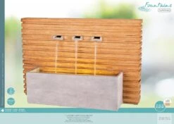 Waterornament Sati Grijs / Bruin 30 X 90 X 60 Cm -Elho || ESSCHERT DESIGN || Nature Winkel 8720194420478 2