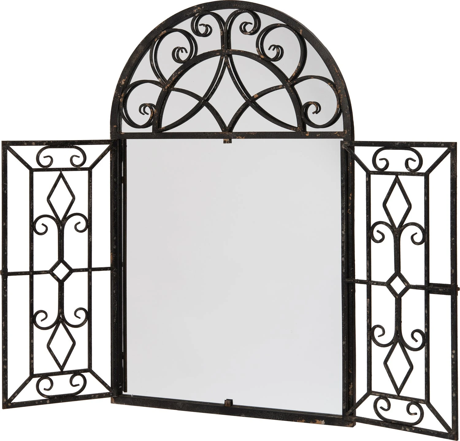 Intratuin Tuinspiegel Zwart 126,4 X 80 X 3,8 Cm 2 Intratuin Tuinspiegel Zwart 126,4 X 80 X 3,8 Cm - Afbeelding 2