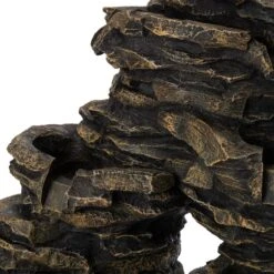 Intratuin Waterornament Wateval Met LED Verlichting Grijs 62 X 48 X 97 Cm -Elho || ESSCHERT DESIGN || Nature Winkel 8720196014637 2