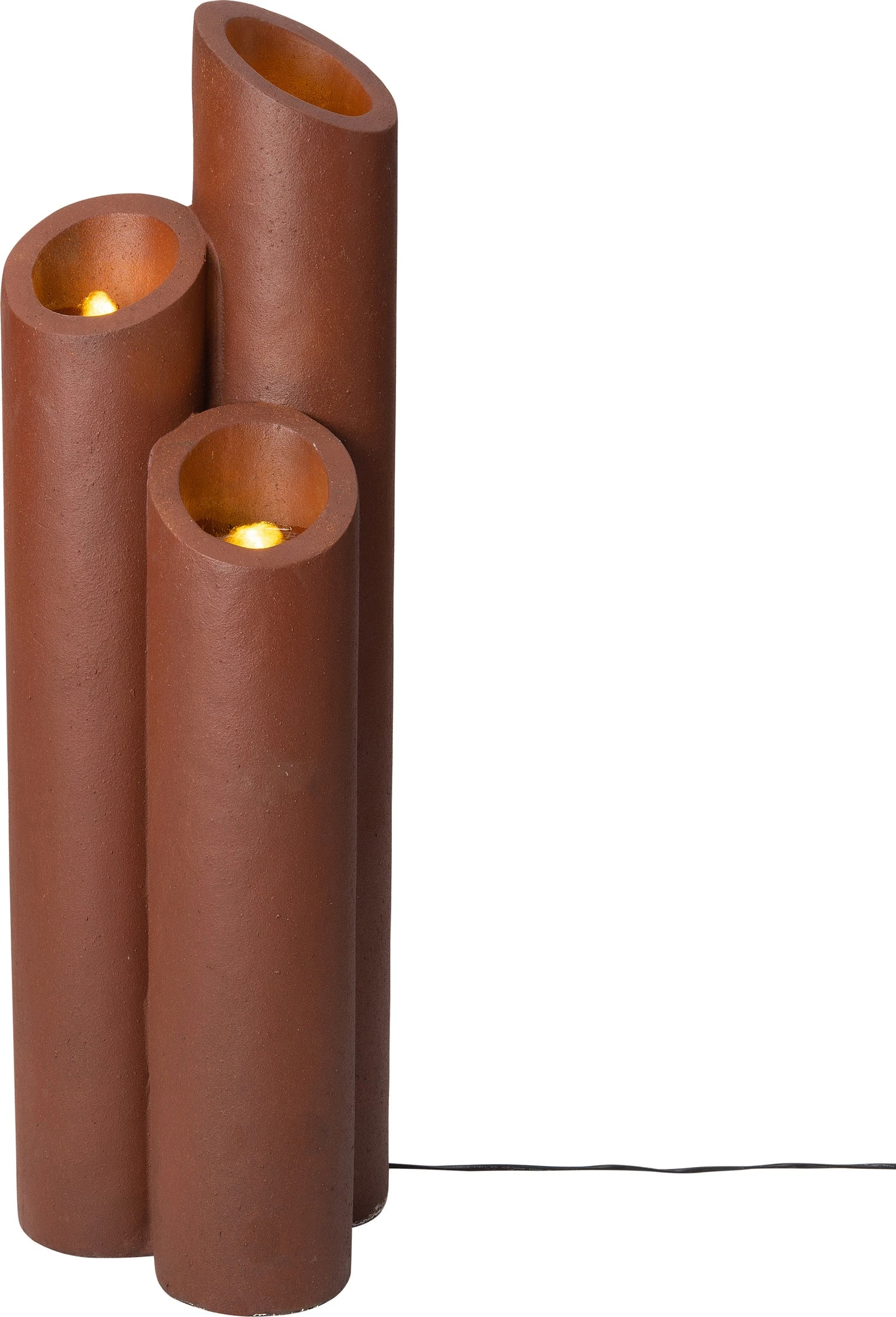 Intratuin Waterornament Fontein Met LED Verlichting Bruin 32 X 30 X 100 Cm 2 Intratuin Waterornament Fontein Met LED Verlichting Bruin 32 X 30 X 100 Cm - Afbeelding 2