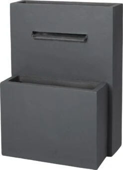 Intratuin Waterornament Waterplant Antraciet 60 X 35 X 80 Cm