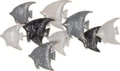 Intratuin Wanddecoratie Vissen Multi 66,5 X 38 X 7 Cm