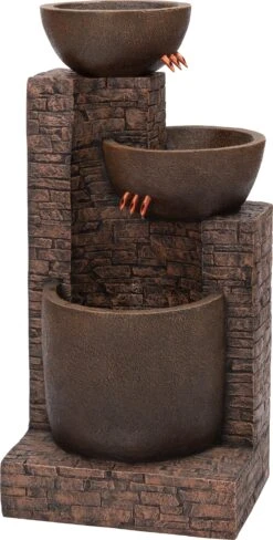 Intratuin Waterornament Falun Met LED Verlichting 44 X 42 X 89 Cm