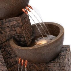 Intratuin Waterornament Falun Met LED Verlichting 44 X 42 X 89 Cm -Elho || ESSCHERT DESIGN || Nature Winkel 8720196159888 2