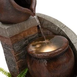 Intratuin Waterornament Tumba Met LED Verlichting 55 X 52 X 89 Cm -Elho || ESSCHERT DESIGN || Nature Winkel 8720196159895 2