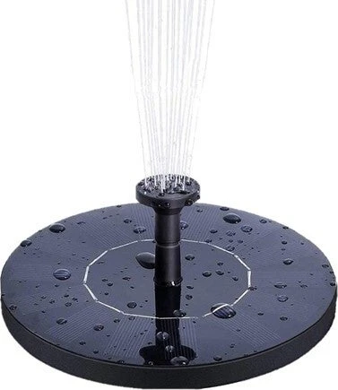 Intratuin Waterornament Solar Fontein Zwart D 18 H 4,5 Cm 1 Intratuin Waterornament Solar Fontein Zwart D 18 H 4,5 Cm