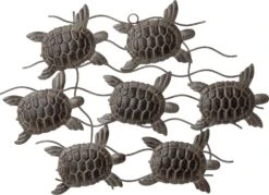 Intratuin Tuinwanddecoratie Schildpadden Sina Bruin 35 X 1 X 25 Cm