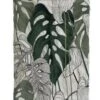 Intratuin Wanddoek Monstera Wit / Groen 90 X 60 Cm