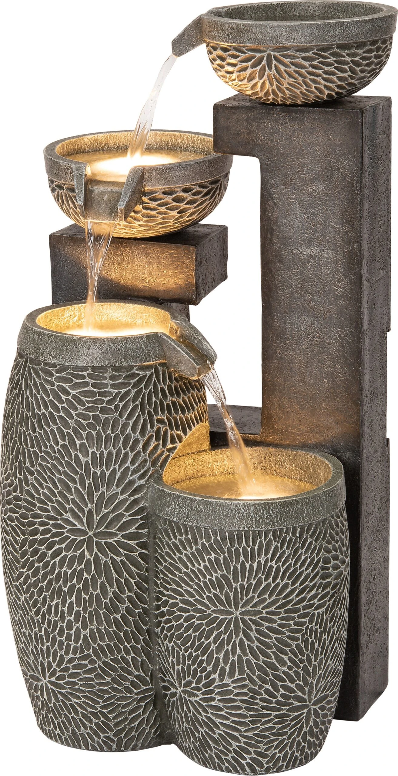 Intratuin Waterornament Koli Grijs 44 X 40 X 85 Cm 2 Intratuin Waterornament Koli Grijs 44 X 40 X 85 Cm - Afbeelding 2