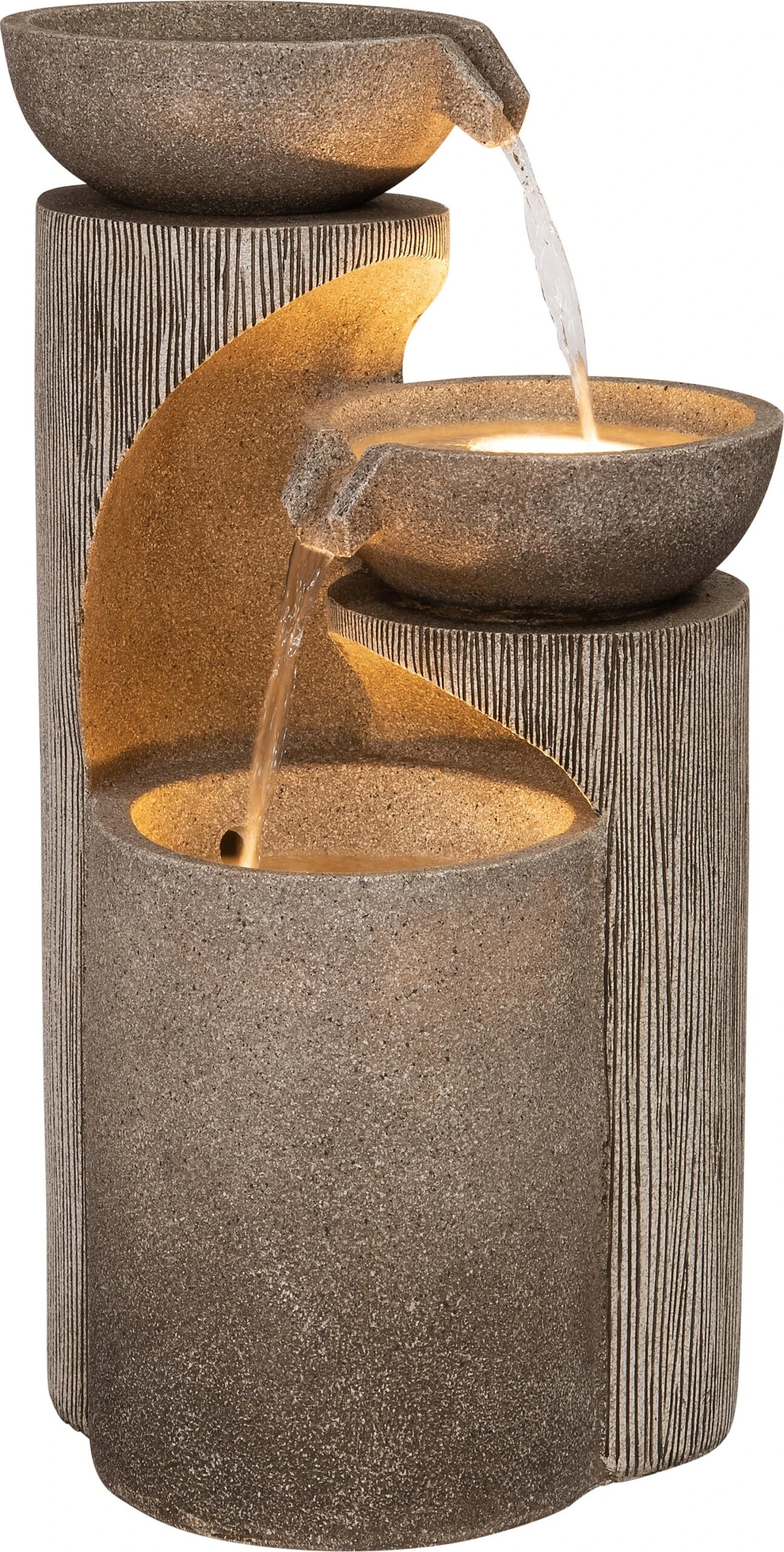 Intratuin Waterornament Ruka Grijs 39 X 33 X 71 Cm 2 Intratuin Waterornament Ruka Grijs 39 X 33 X 71 Cm - Afbeelding 2