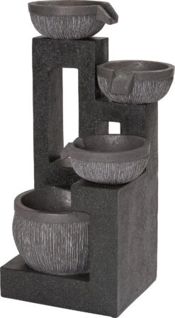 Intratuin Waterornament Kemi Grijs 45 X 42 X 84 Cm