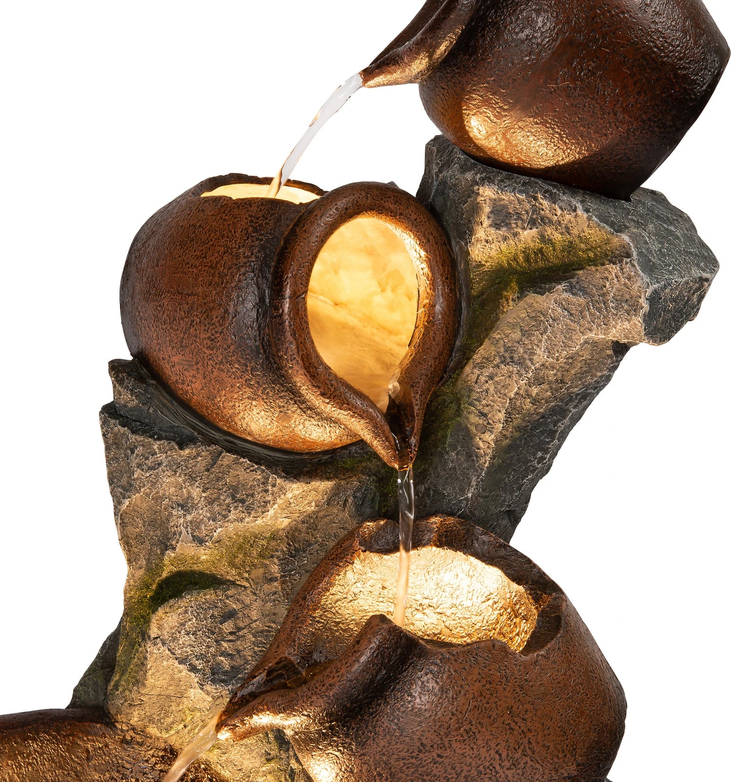 Intratuin Waterornament Pori Grijs / Bruin 38 X 38 X 77 Cm 3 Intratuin Waterornament Pori Grijs / Bruin 38 X 38 X 77 Cm - Afbeelding 3