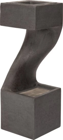 Intratuin Waterornacment Saari Grijs 27 X 27 X 77 Cm