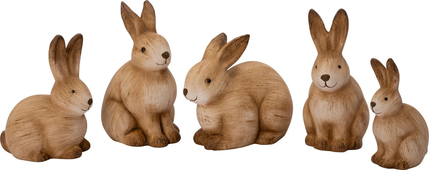 Intratuin Tuinbeeld Konijn Bruin 16 X 9,5 X 12,5 Cm 2 Intratuin Tuinbeeld Konijn Bruin 16 X 9,5 X 12,5 Cm - Afbeelding 2
