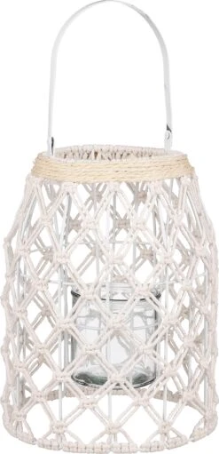 Mica Decorations Windlicht Crème D 23 H 30 Cm