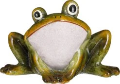 Mica Decorations Tuinbeeld Kikker Groen 16 X 9 X 10,5 Cm