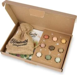 Blossombs Geschenkdoos Zaadbommen Jute Zakje 9 Stuks