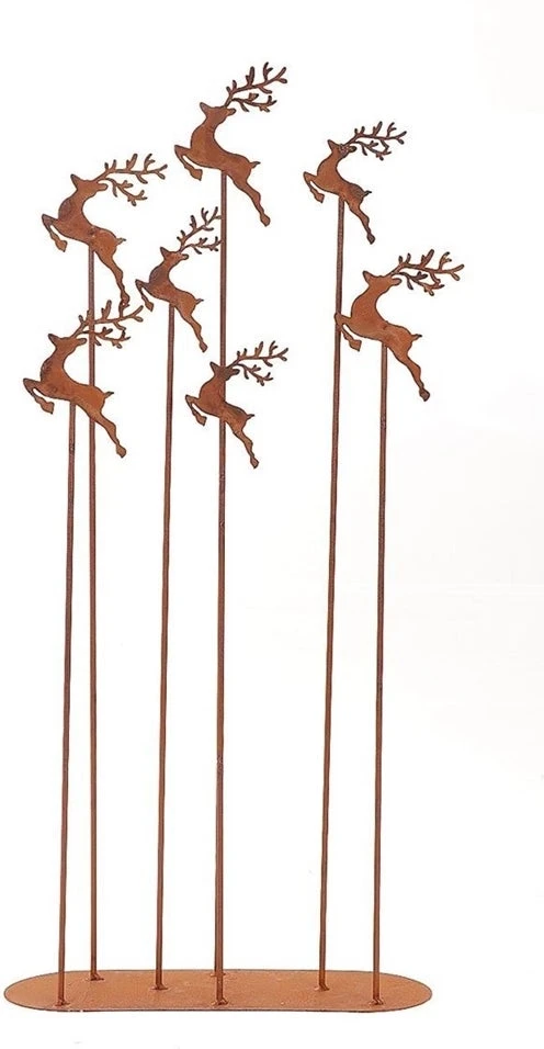 Tuinbeeld Hert Op Voet Hummy Roest 28 X 10 X 60 Cm 1 Tuinbeeld Hert Op Voet Hummy Roest 28 X 10 X 60 Cm